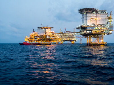 oil-gas-platform-gulf-sea-world-energy-offshore-oil-rig-construction Oil and gas platform in the gulf or the sea, The world energy, Offshore oil and rig construction.